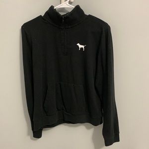 BARELY WORN Pink quarter zip up